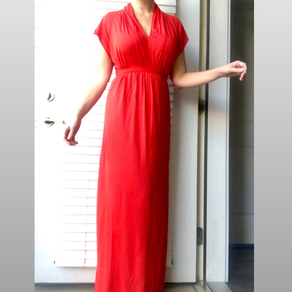 NWT French Connection Tie Back Maxi Dress Size 6